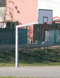 Poteau de basket galva